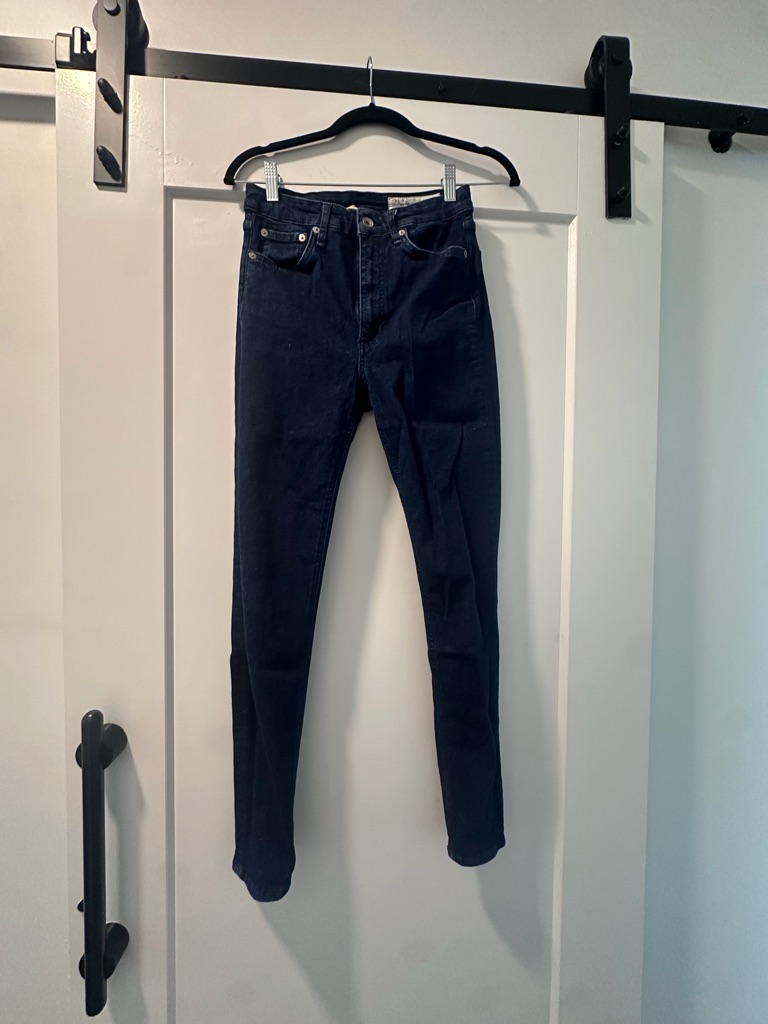 Rag & Bone Dark Indigo High-Rise Jeans